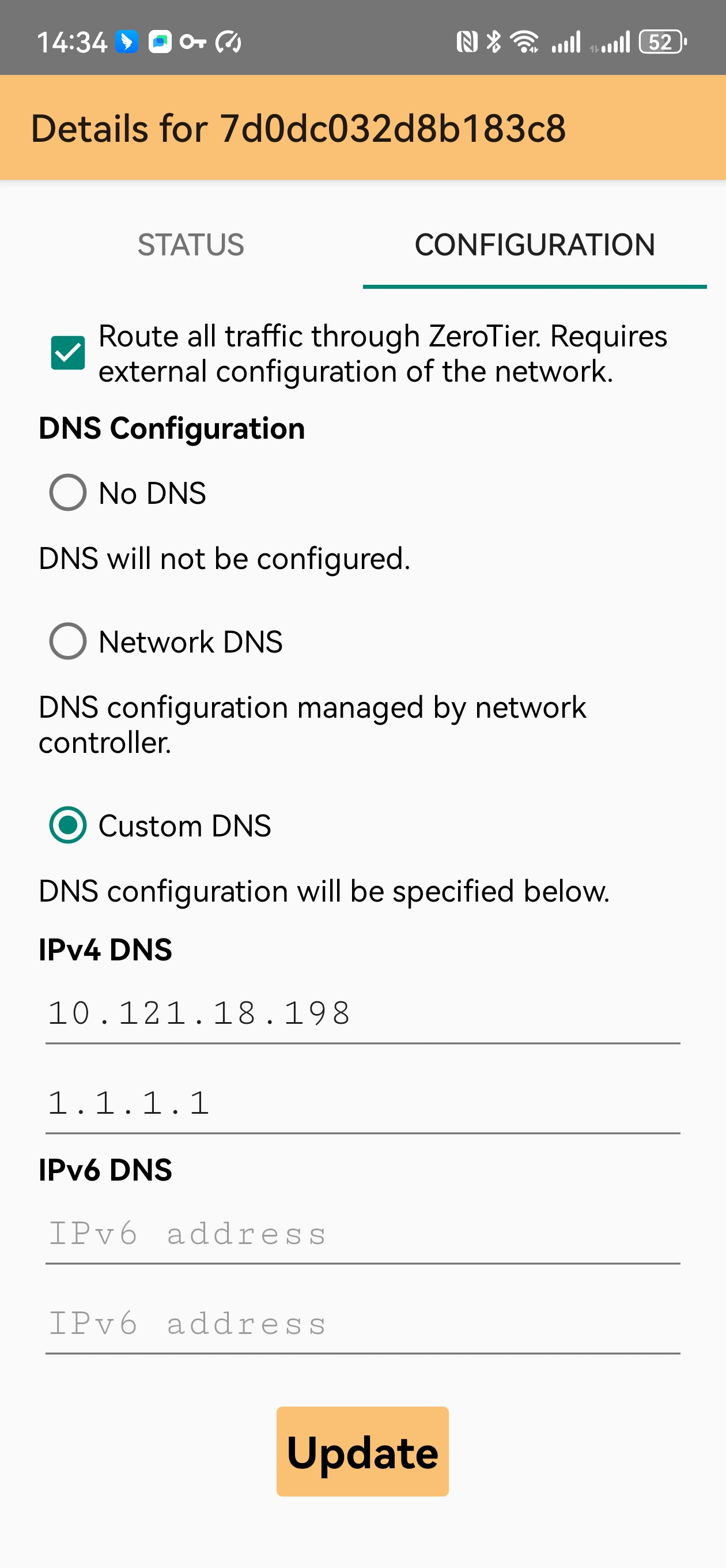 ZeroTier UI 2